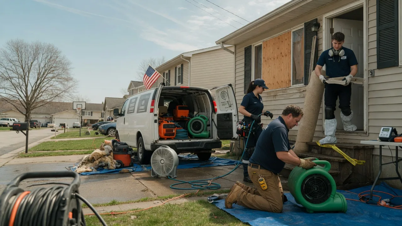 Water Damage Restoration in Savonburg, KS near me